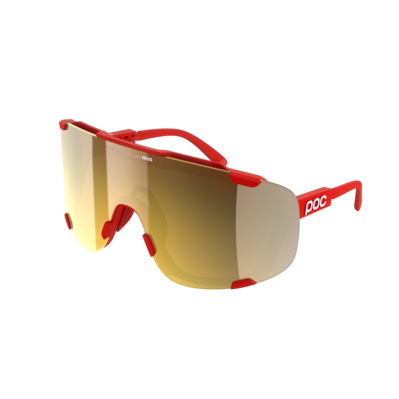 Poc Devour 2025 #Wähle Deine Farbe_Prismane Red/Clarity Road/Gold