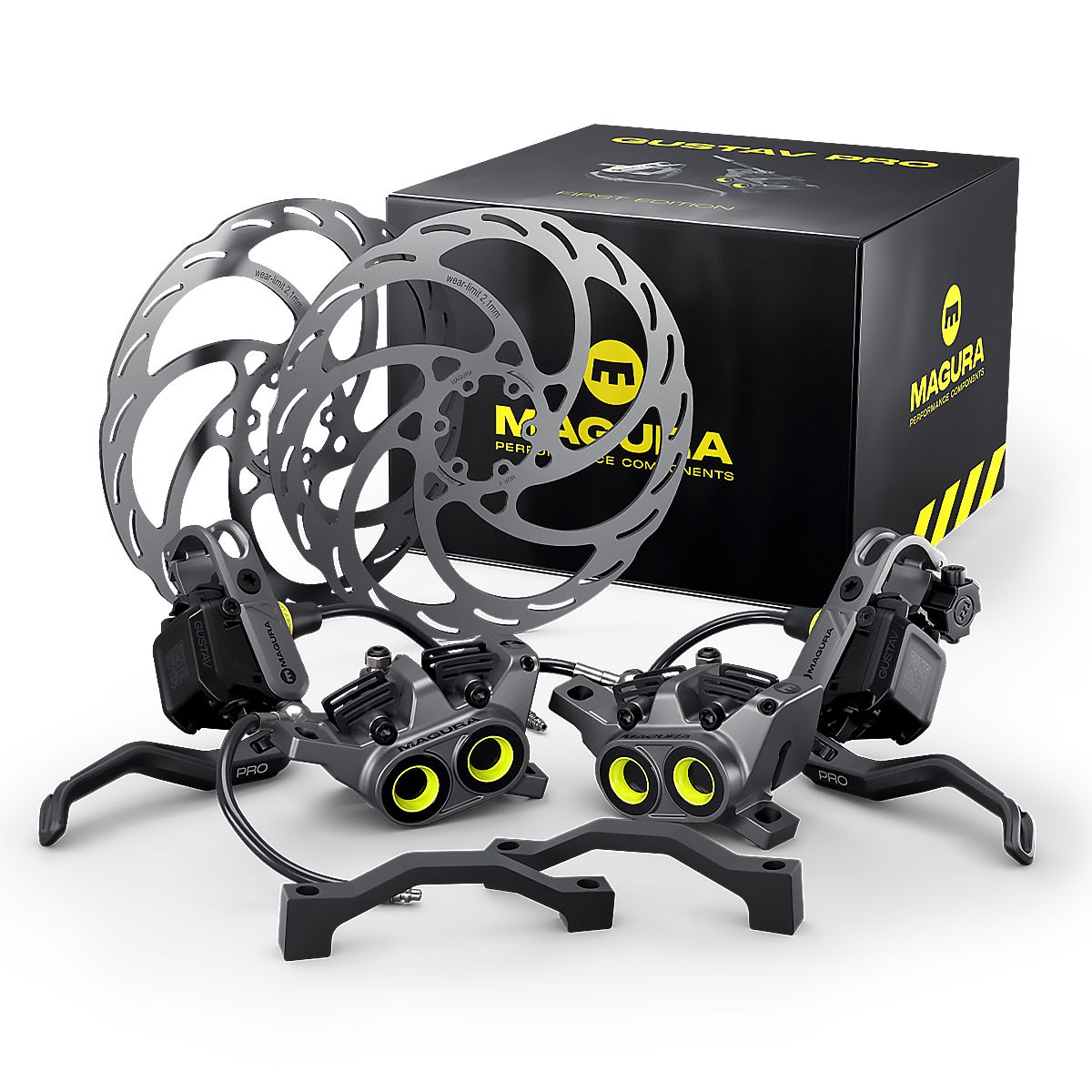 Magura Scheibenbremse GUSTAV PRO First Edition #Wähle Deine Farbe_schwarz/anthrazit