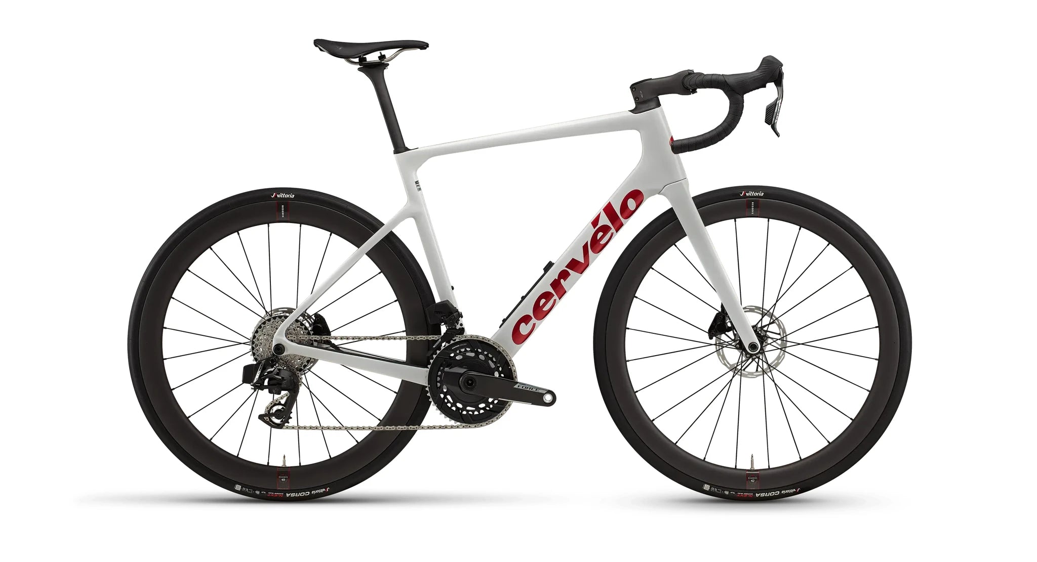 Cervélo Caledonia-5 Force AXS Vanilla/Cherry 2026 - Liquid-Life