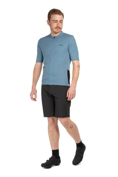 Cube GRAVEL Trikot Full Zip CARGO kurzarm - Liquid-Life #Wähle Deine Farbe_blue