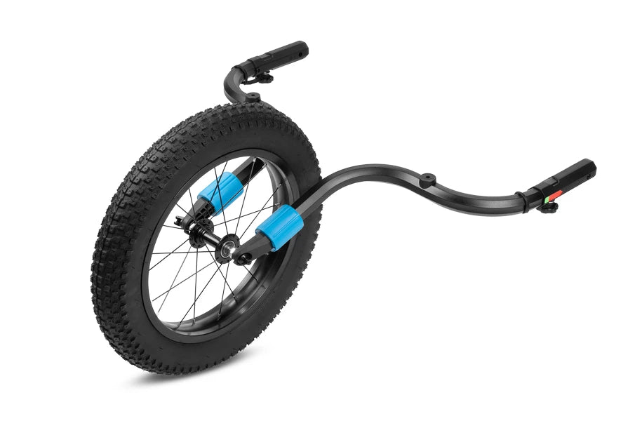 Cube Fat Wheel Jog. Kinder Fahrradanhänger Double - Liquid-Life #Wähle Deine Farbe_black