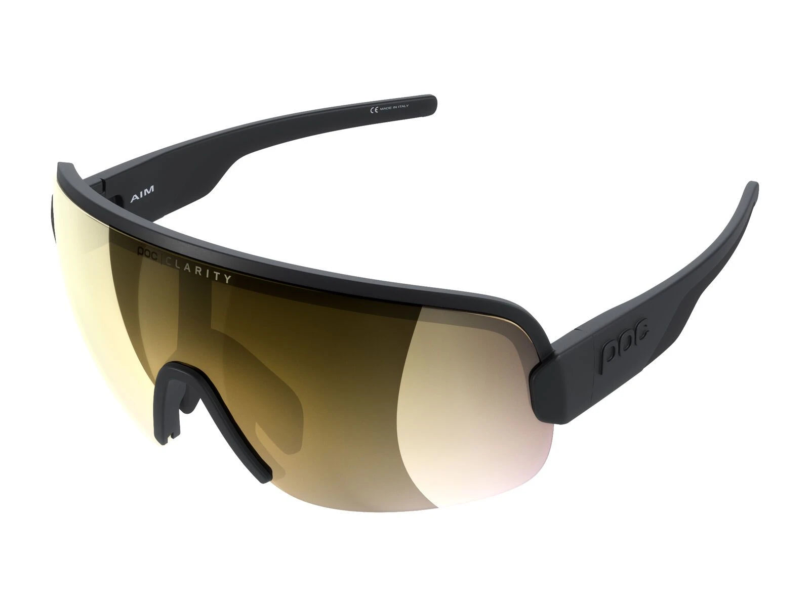 POC Aim Clarity 2026 - Liquid-Life #Wähle Deine Farbe_black/road/gold