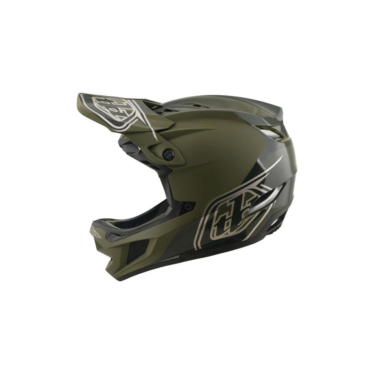 Troy Lee Designs Stage 2 Mips Helm - Liquid-Life #Wähle Deine Farbe_High Viz Army / Charcoal