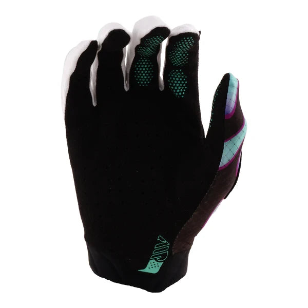 Troy Lee Designs Air Handschuh Overspray - Liquid-Life #Wähle Deine Farbe_black/real teal