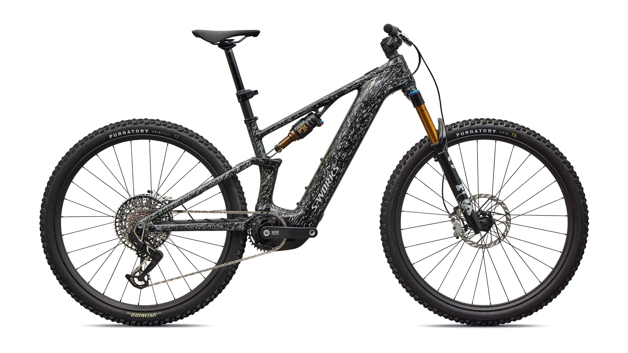 Specialized Levo R S-Works Gloss Shadow Sliver Speckle Carbon/Silver Dust 2026