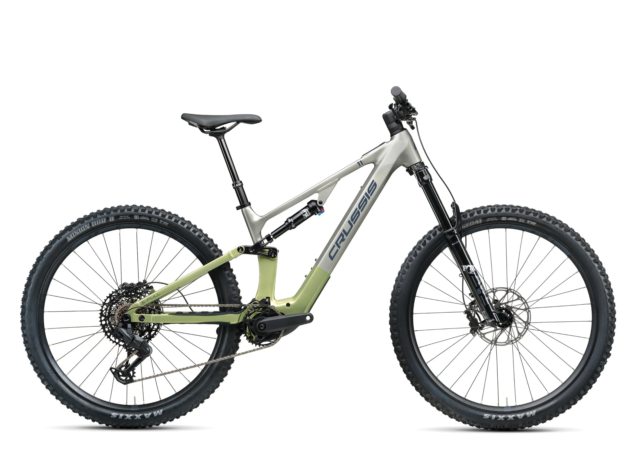 Crussis e-Full 11.11-(600 Wh) green/grey/silver 2026