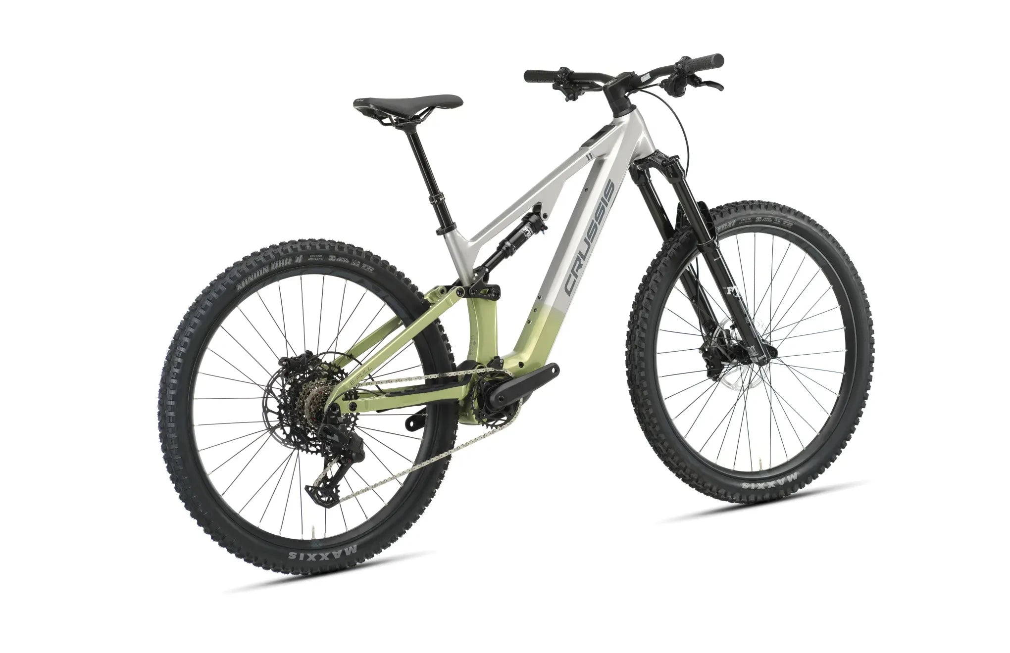 Crussis e-Full 11.11-(800 Wh) green/grey/silver 2026