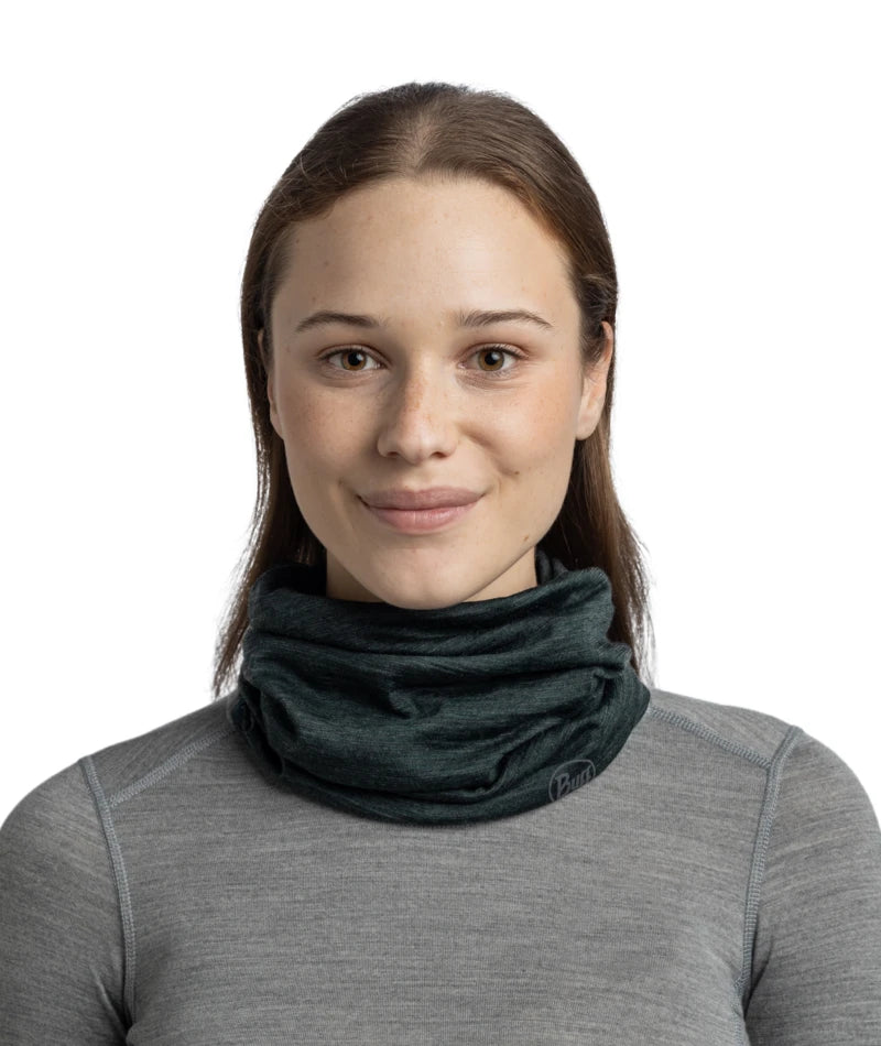 Buff Merino Lightweight Multifunktionstuch - Liquid-Life #Wähle Deine Farbe_forest