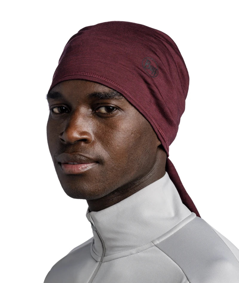 Buff Merino Lightweight Multifunktionstuch - Liquid-Life #Wähle Deine Farbe_garnet