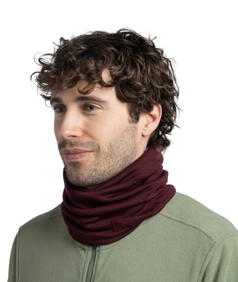Buff Merino Heavyweight Multifunktionstuch - Liquid-Life #Wähle Deine Farbe_garnet