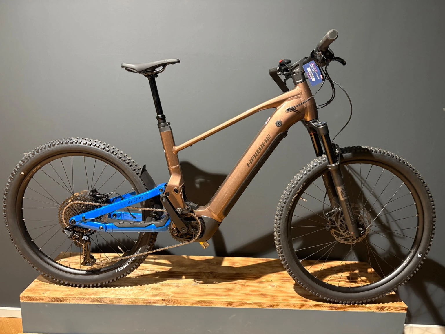 Haibike Alltrail 6 leather/platinum blue 2026 | B-Ware | L - Liquid-Life