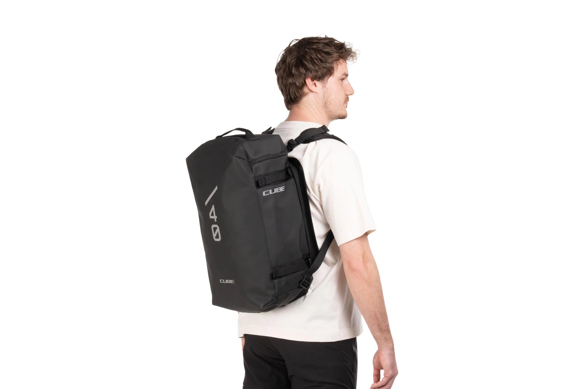 Cube Duffle Bag 40 - Liquid-Life #Wähle Deine Farbe_black