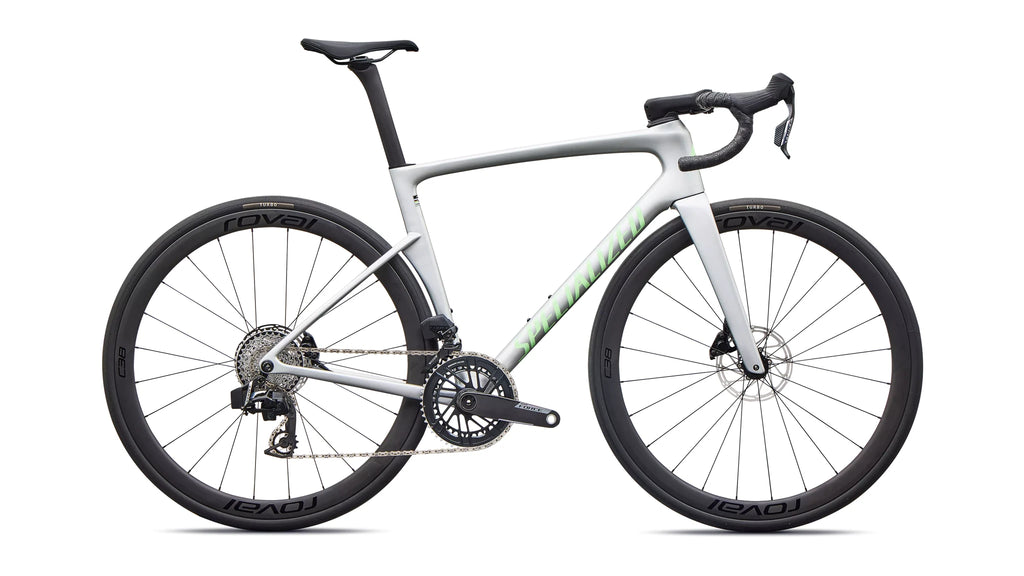 Specialized Tarmac SL9 Expert AXS Gloss Silver Dust / Powder Lime 2027