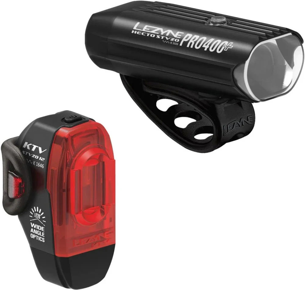 Lezyne Beleuchtungsset Hecto Drive Pro 400+ StVZO - Liquid-Life #Wähle Deine Farbe_