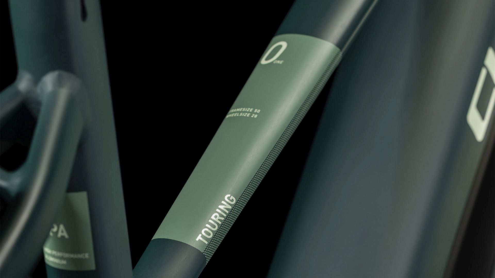 Cube Touring Hybrid ONE 500 darkgreen´n´green Trapez