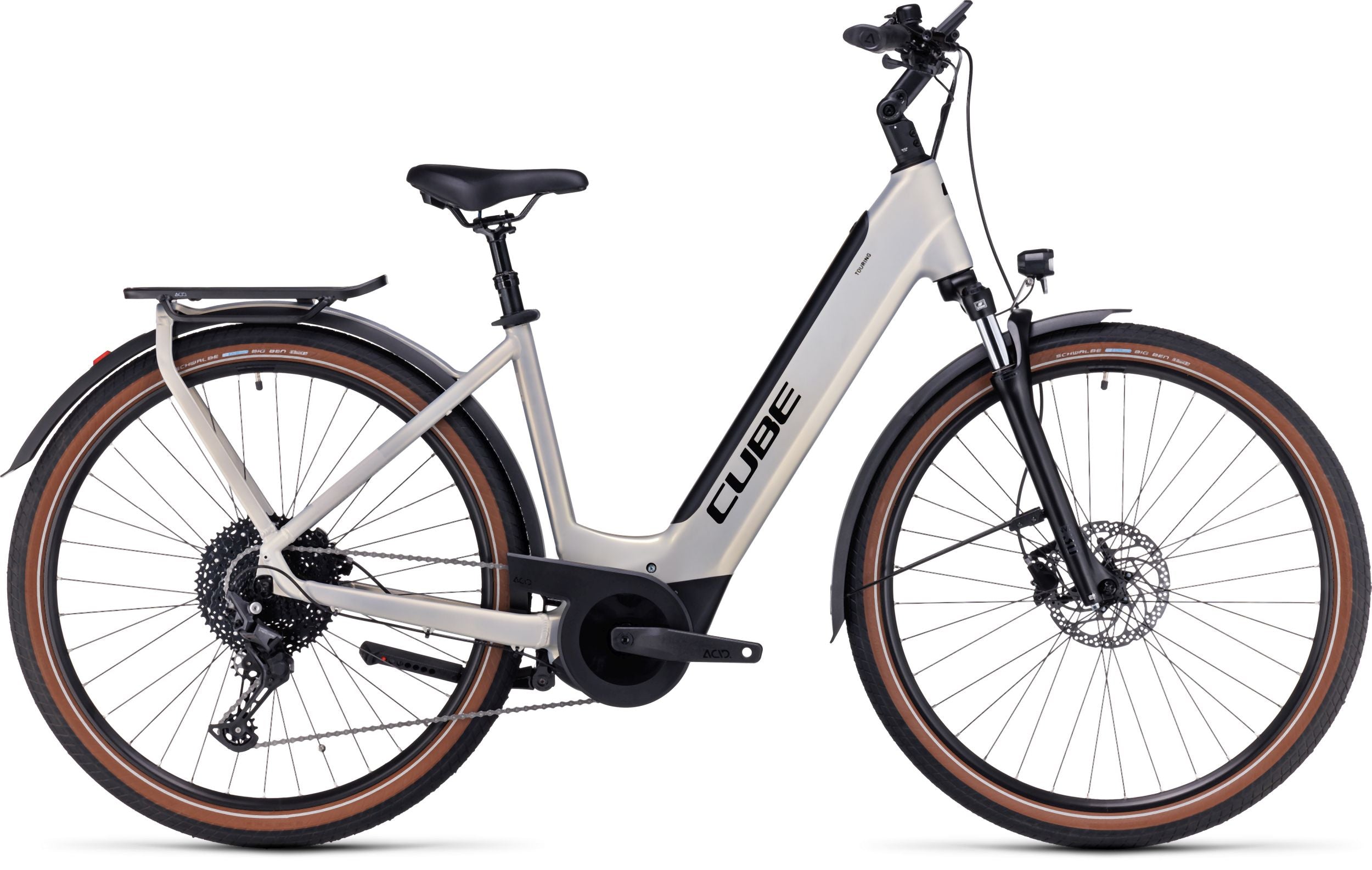 Cube Touring Hybrid Pro 625 pearlysilver´n´black Easy Entry