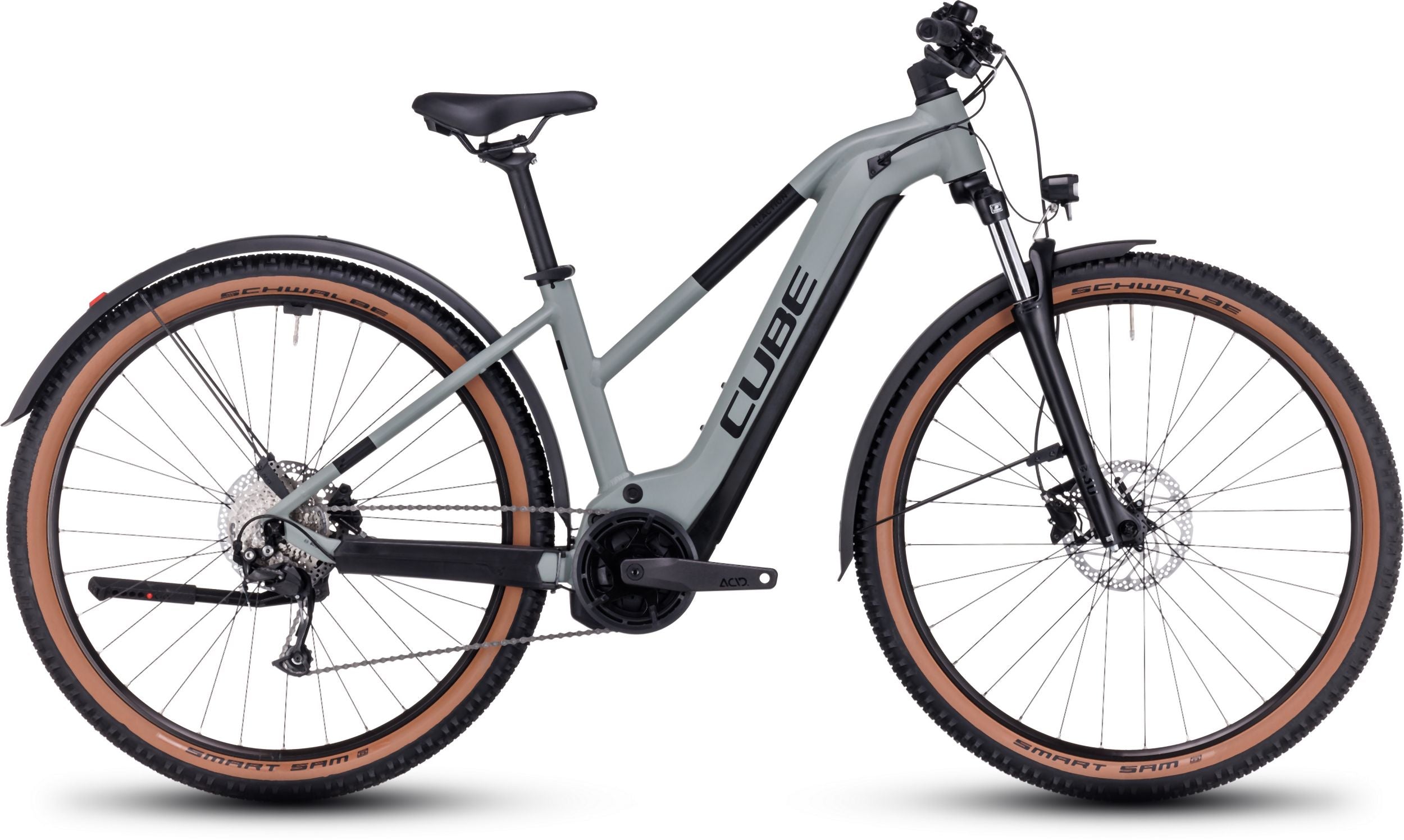 Cube Reaction Hybrid Performance 500 Allroad swampgrey´n´black Trapez
