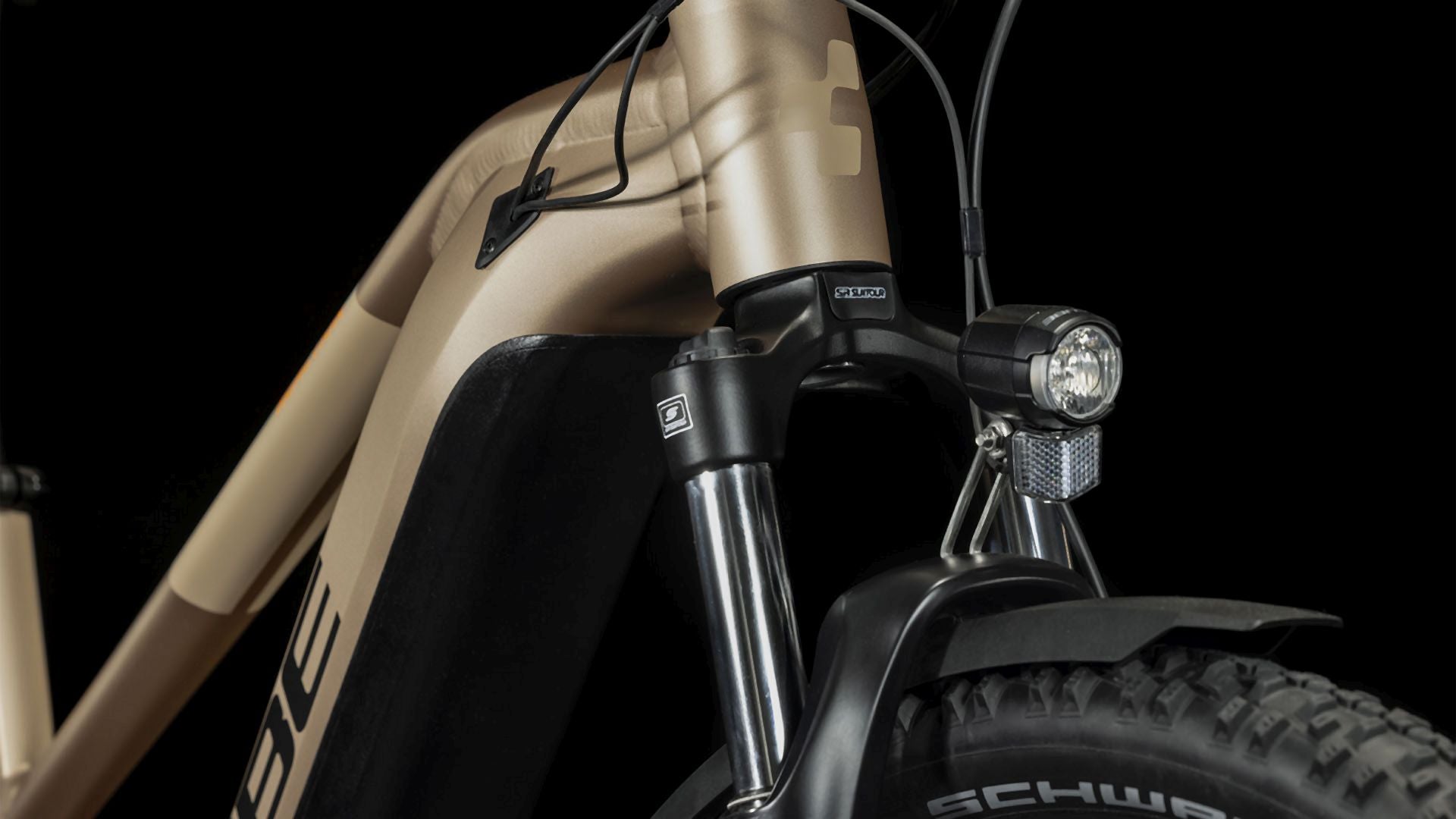Cube Reaction Hybrid Performance 500 Allroad metallicbrown´n´orange Trapez