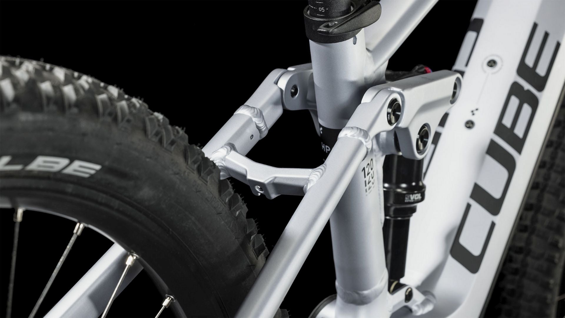 Cube Stereo Hybrid 120 Race 750 polarsilver´n´black