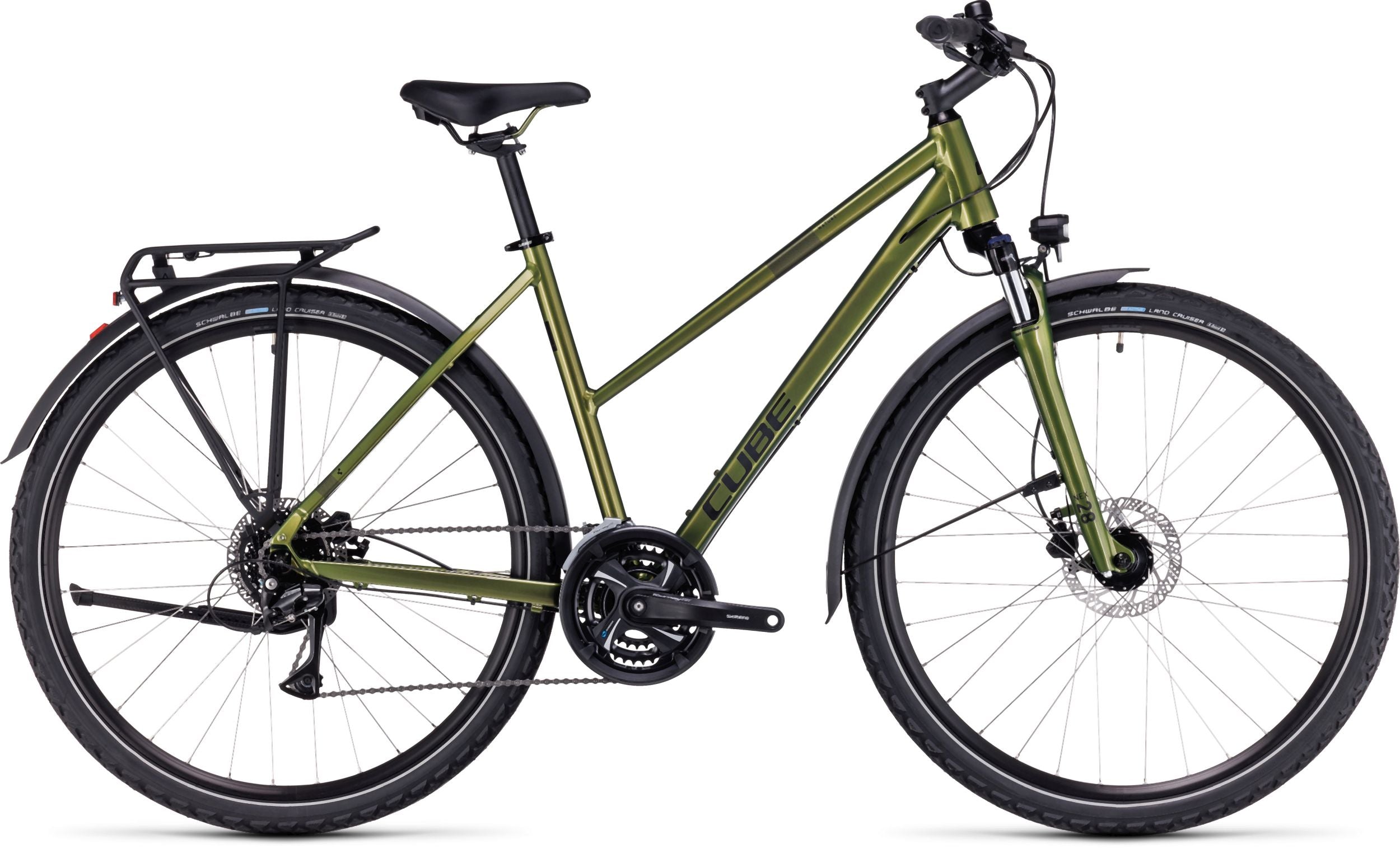 Cube Nature Allroad shinymoss´n´black Trapez