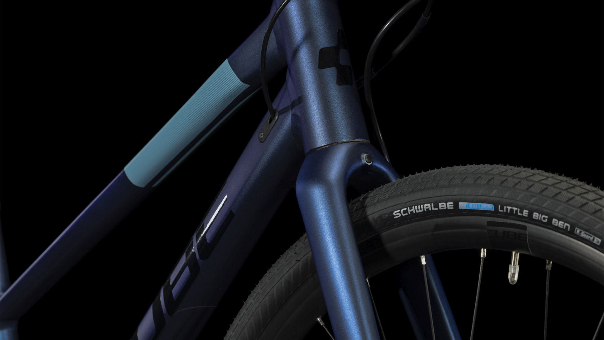 Cube Nulane velvetblue´n´black Trapez