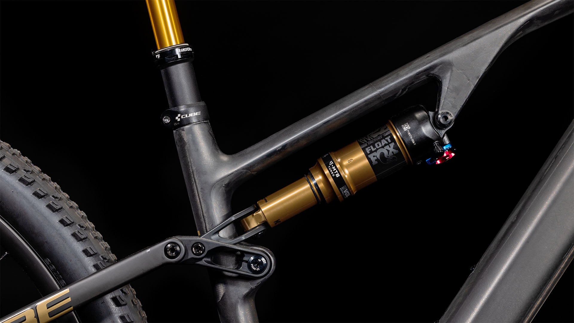 Cube AMS Hybrid ONE44 C:68X SLT 400X carbon´n´golddust 2025