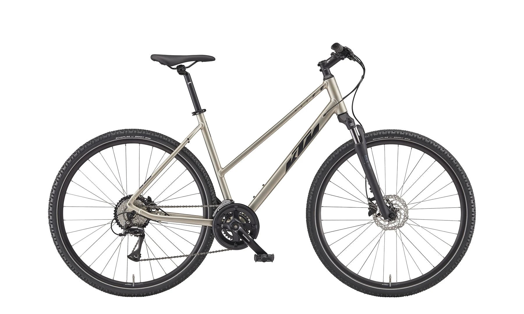 KTM X-LIFE TRACK Trapez Champagne Matt (Black&Grey) 2023