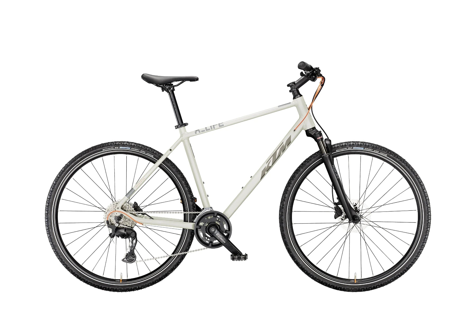 KTM X-LIFE ACTION Diamant Dew Silver Matt (Grey&Orange) 2024