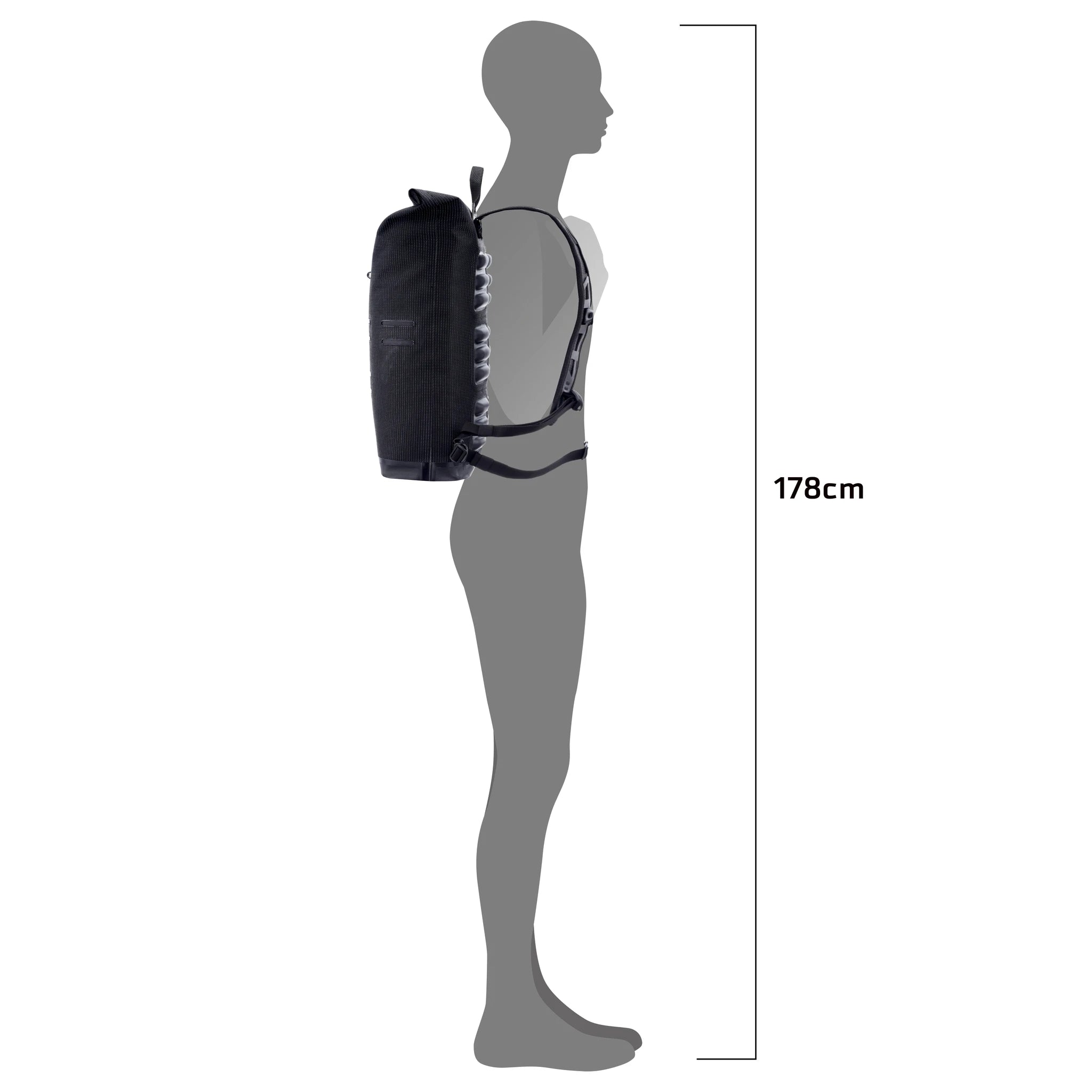 Ortlieb Commuter-Daypack High-Vis 21 L - Liquid-Life #Wähle Deine Farbe_black-refl.