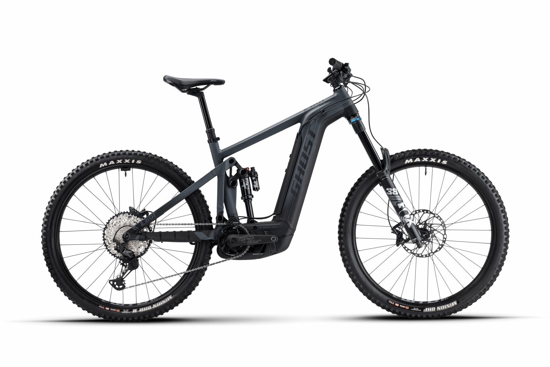 Ghost E-RIOT AM AL 160/160 Universal dark gray/black - matt