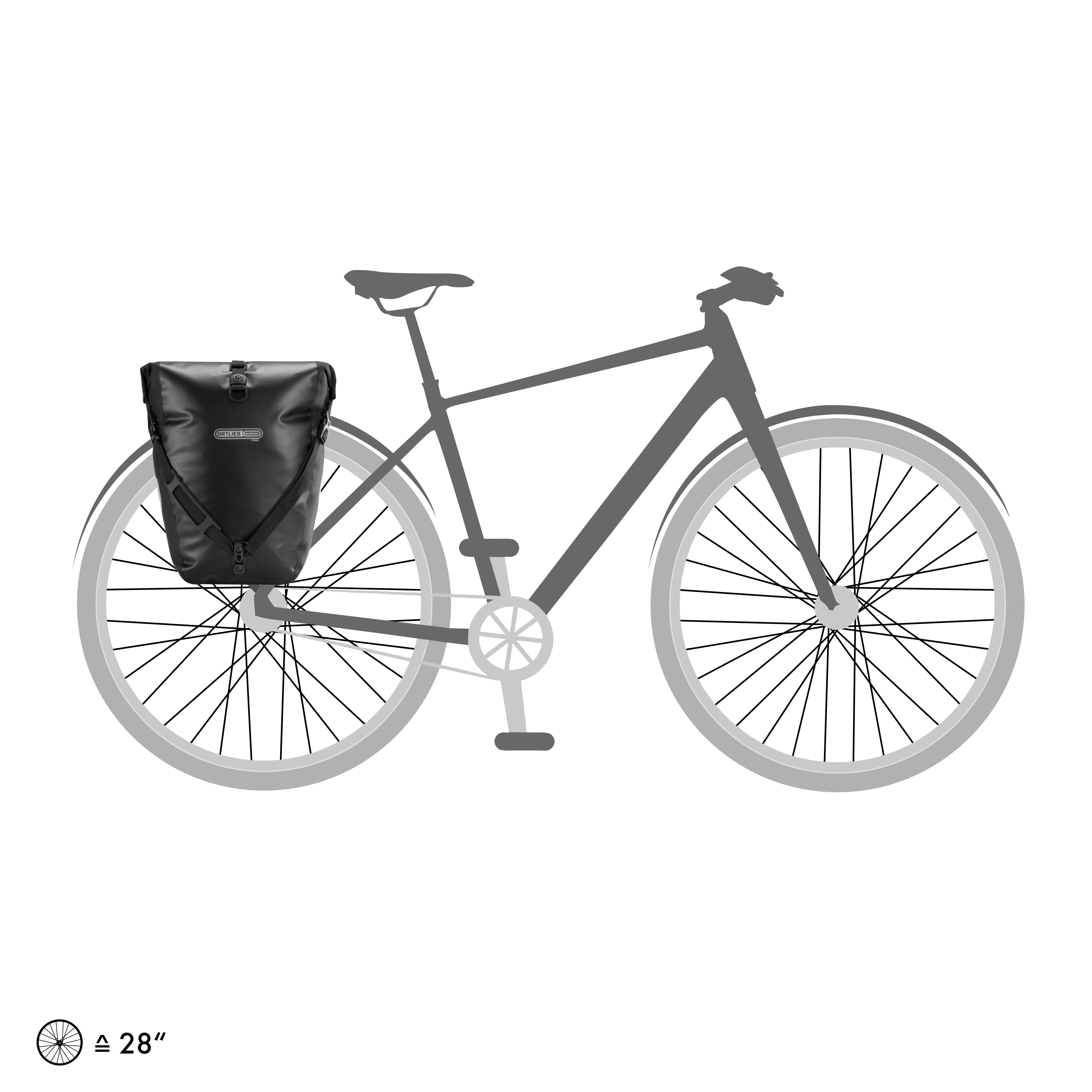 Ortlieb Back-Roller Free Single 2024 - Liquid-Life #Wähle Deine Farbe_black