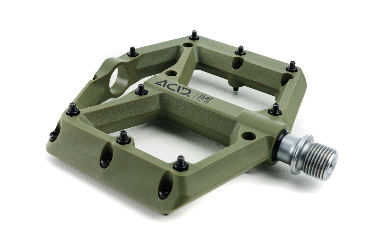 Acid Pedale FLAT C1-IB - Liquid-Life #Wähle Deine Farbe_Olive green