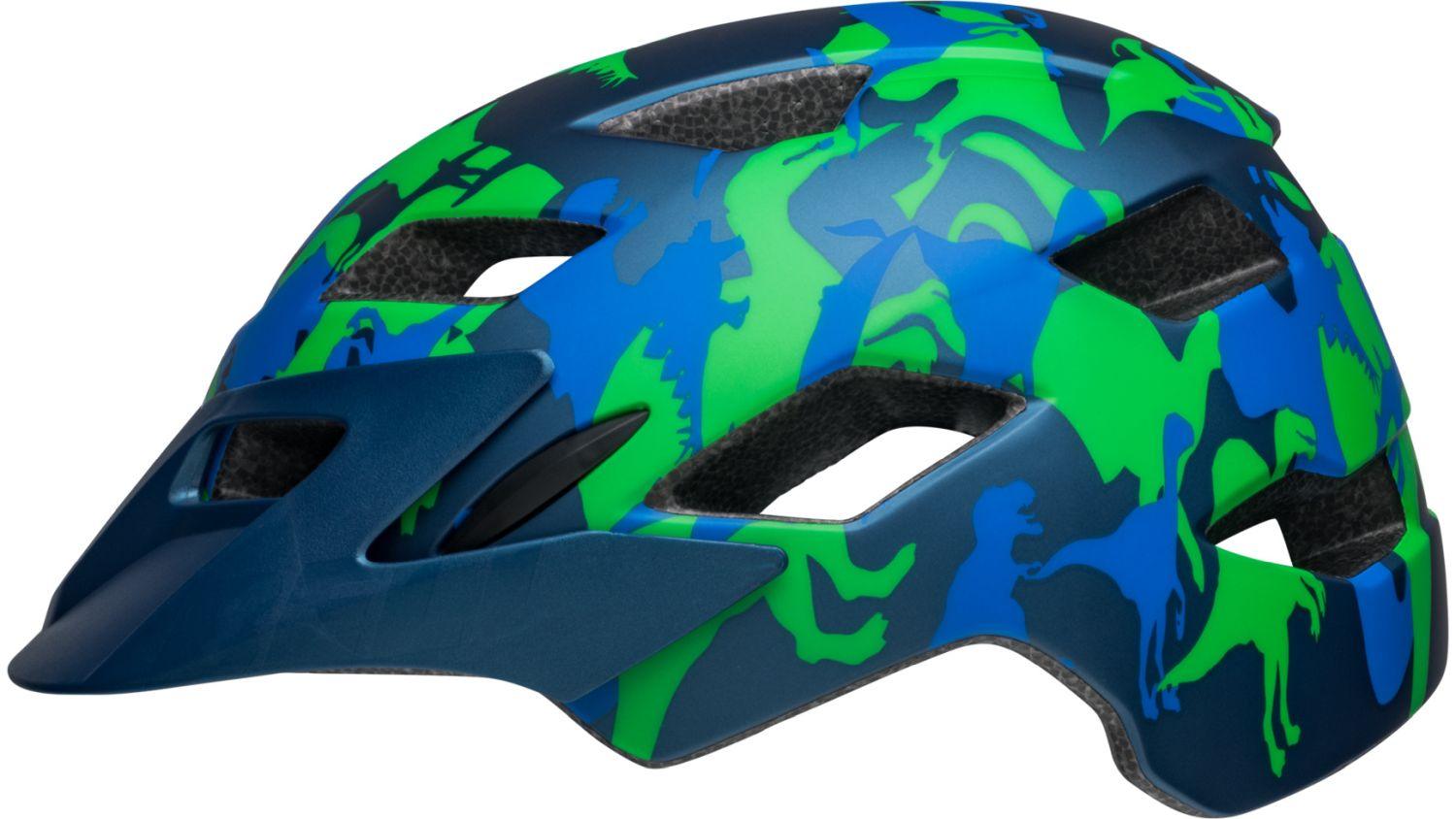 Bell SIDETRACK Child - Liquid-Life #Wähle Deine Farbe_Matte Blue Camosaurus