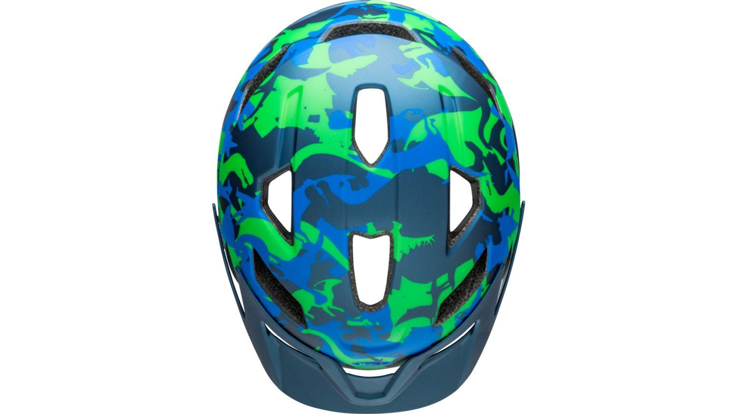 Bell SIDETRACK Child - Liquid-Life #Wähle Deine Farbe_Matte Blue Camosaurus