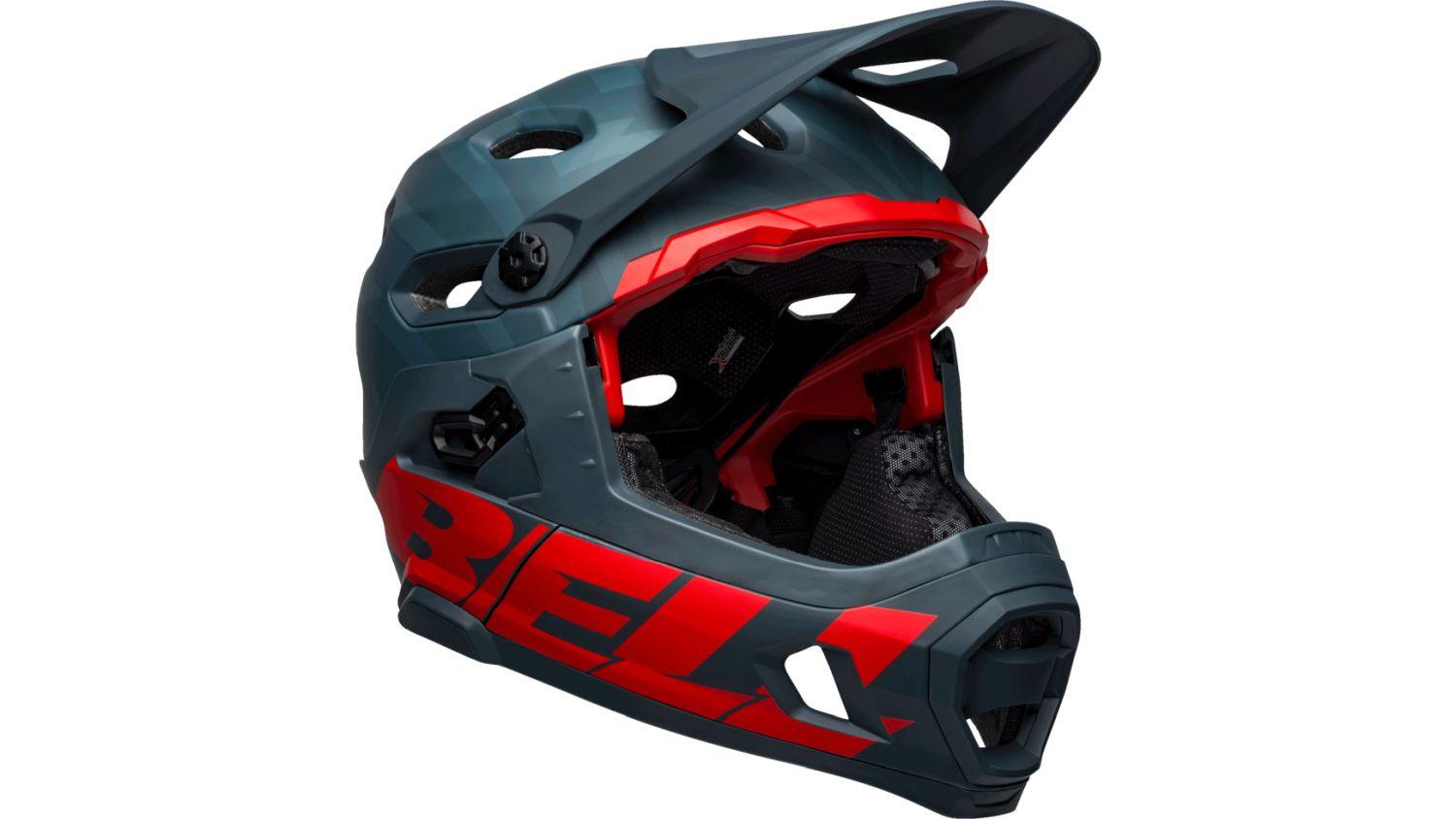 Bell SUPER DH Spherical - Liquid-Life #Wähle Deine Farbe_Prime Matte Blue/Crimson