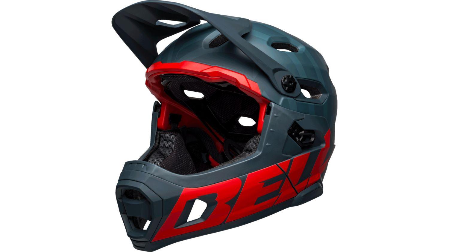 Bell SUPER DH Spherical - Liquid-Life #Wähle Deine Farbe_Prime Matte Blue/Crimson