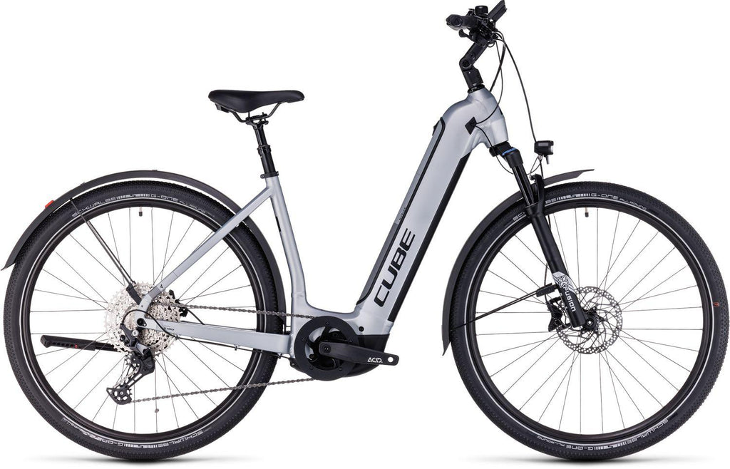 Cube Nuride Hybrid EXC 625 Allroad polarsilver´n´black 2023 Easy Entry - Liquid-Life