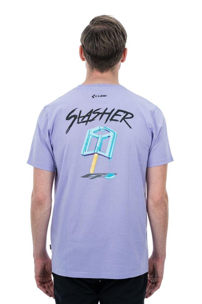 Cube Organic T-Shirt GTY FIT - Liquid-Life #Wähle Deine Farbe_Slasher Violet