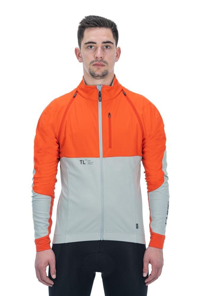 Cube TEAMLINE Multifunktionsjacke - Liquid-Life #Wähle Deine Farbe_Rot Grau