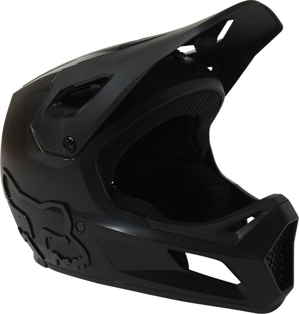 Fox Youth Rampage Helmet - Liquid-Life #Wähle Deine Farbe_Black/Black