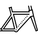 Fahrradrahmen Icon