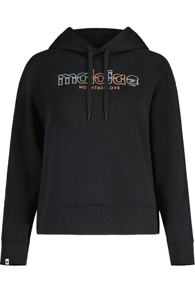 Maloja RingelblumeM. Organic Sweat Hoody - Liquid-Life #Wähle Deine Farbe_Moonless