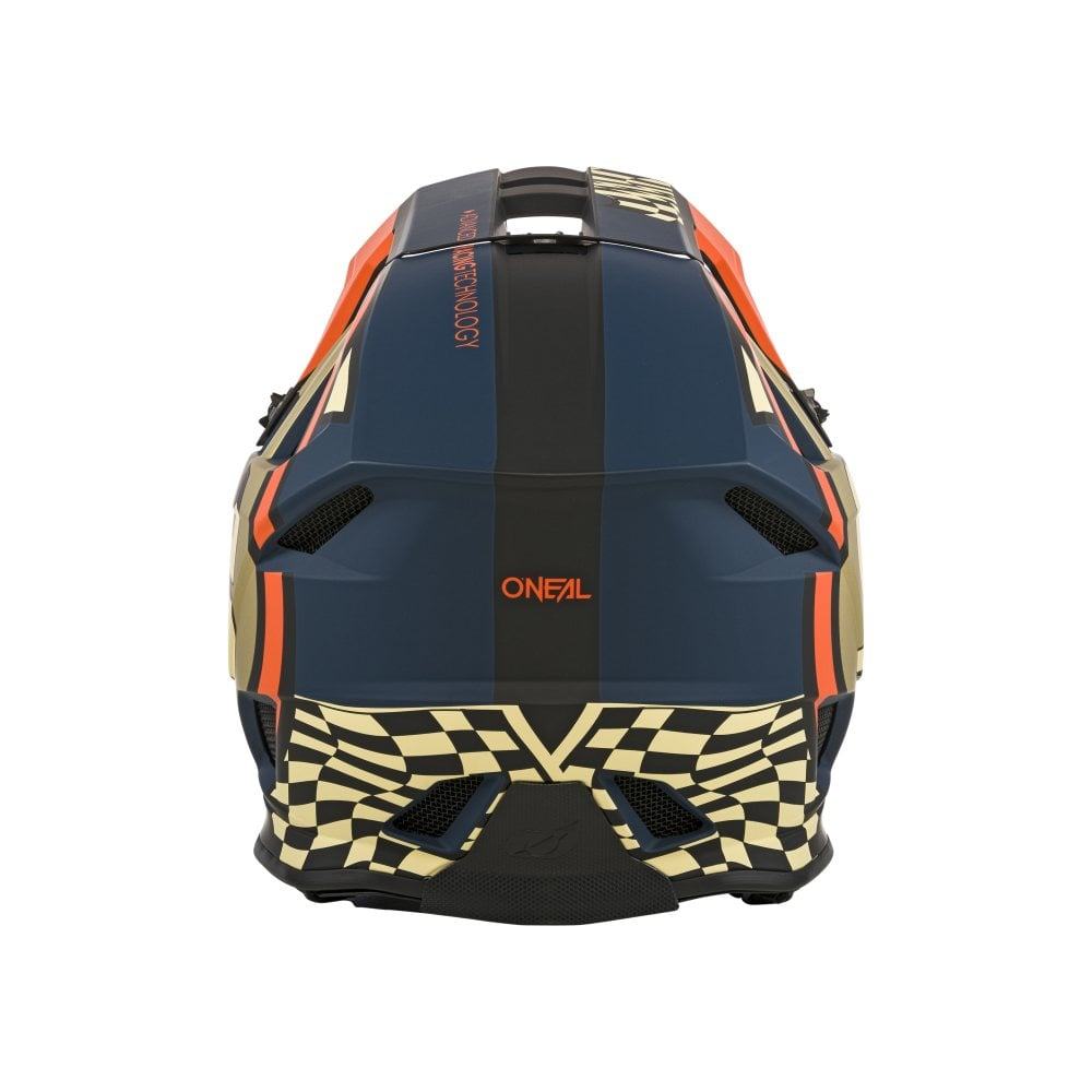 O'Neal Blade Polyacrylite Helmet - Liquid-Life #Wähle Deine Farbe_Zyphr blue/orange