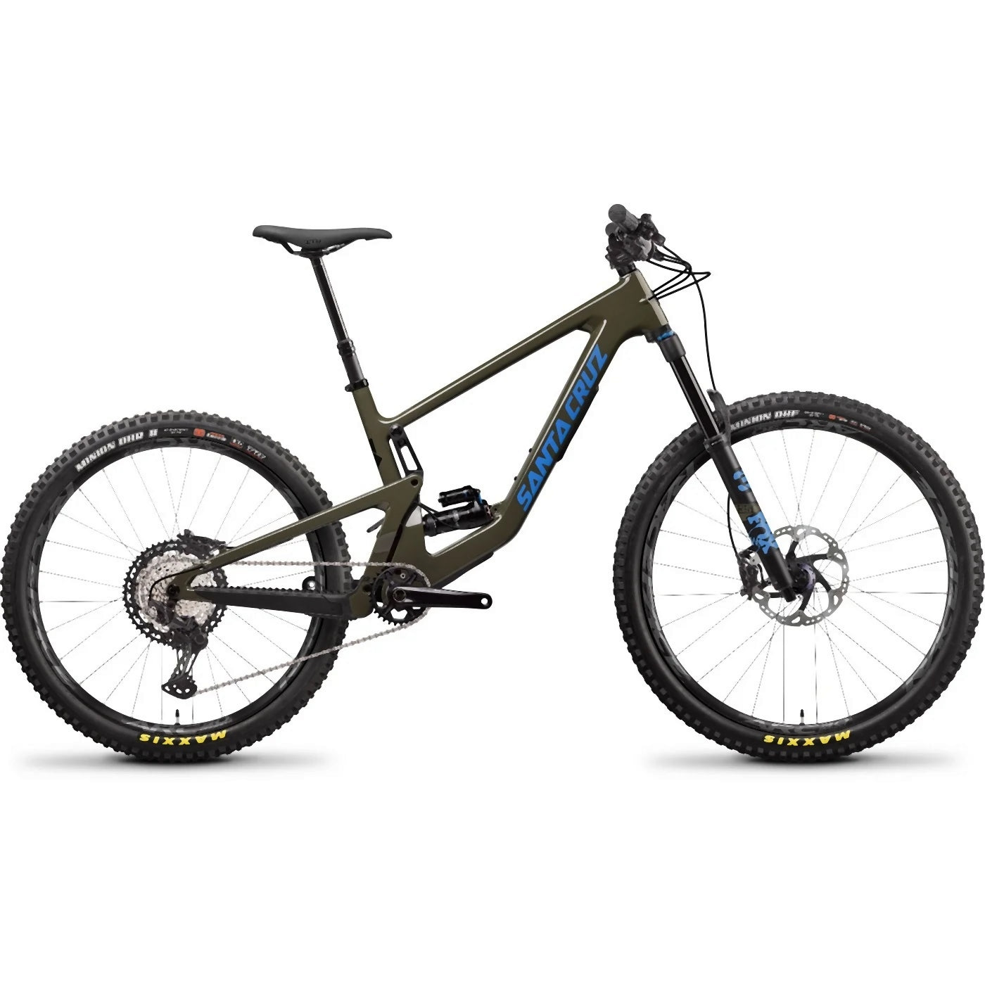 Santa Cruz Bronson | C | XT | Gloss Moss and Blue
