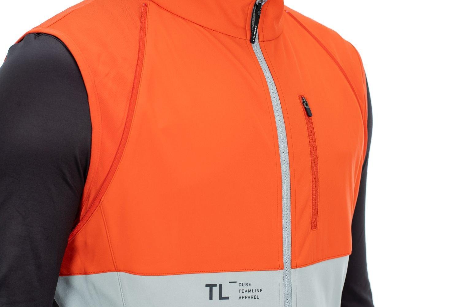 Cube TEAMLINE Multifunktionsjacke - Liquid-Life #Wähle Deine Farbe_Rot Grau