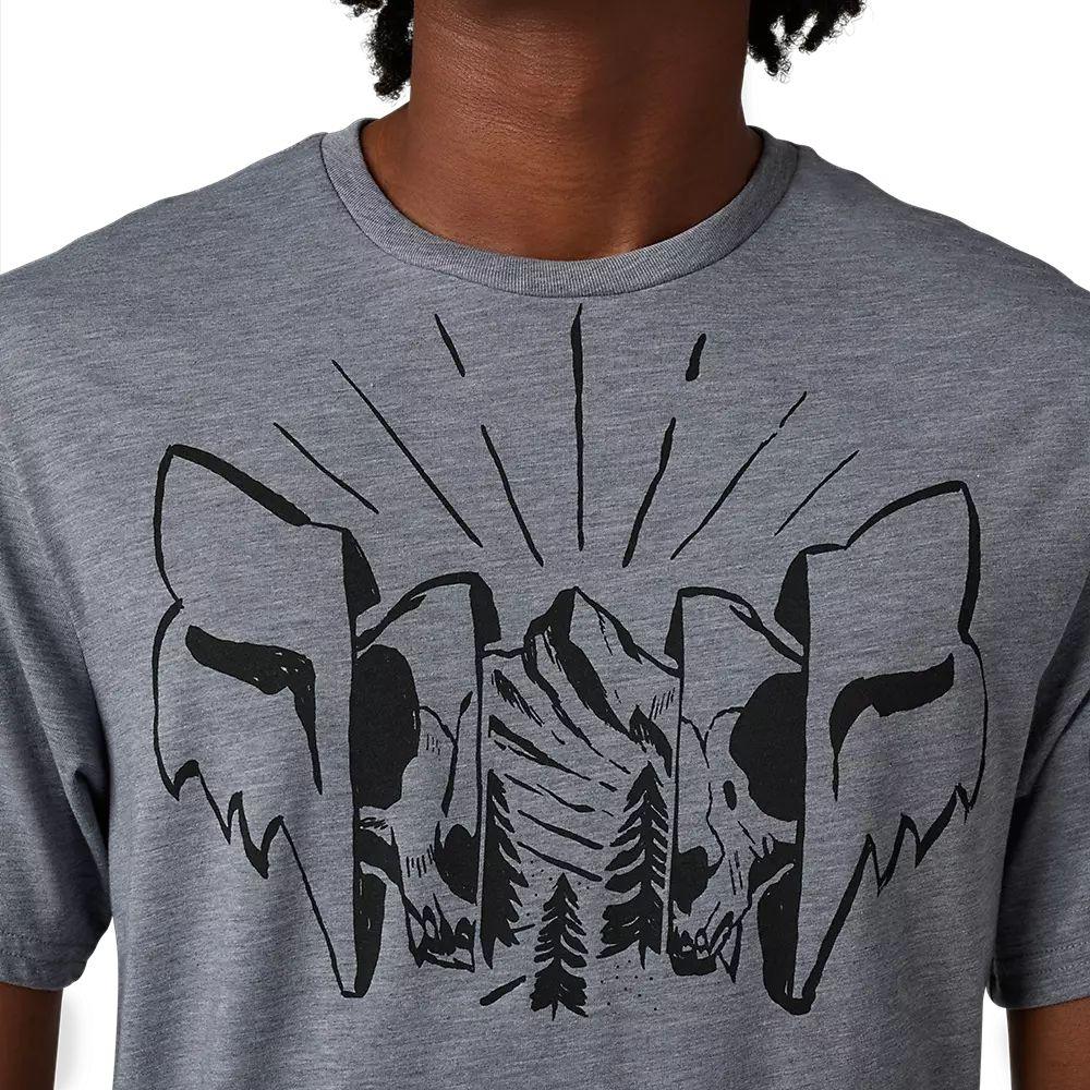 Fox The Format SS Tech Tee Heather - Liquid-Life #Wähle Deine Farbe_Graphite